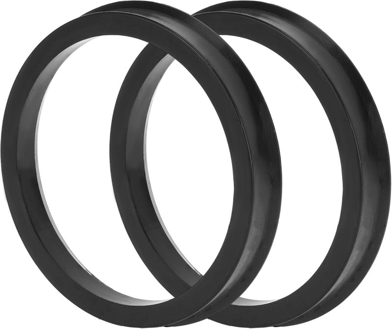 TUCKBOLD Car Wheel Hub Centric Rings Durable Wheels Center Shaft Shock Absorbing Hubrings Black 2 Pcs OD 75.1mm to ID 64.1mm Polycarbonate - Image 1